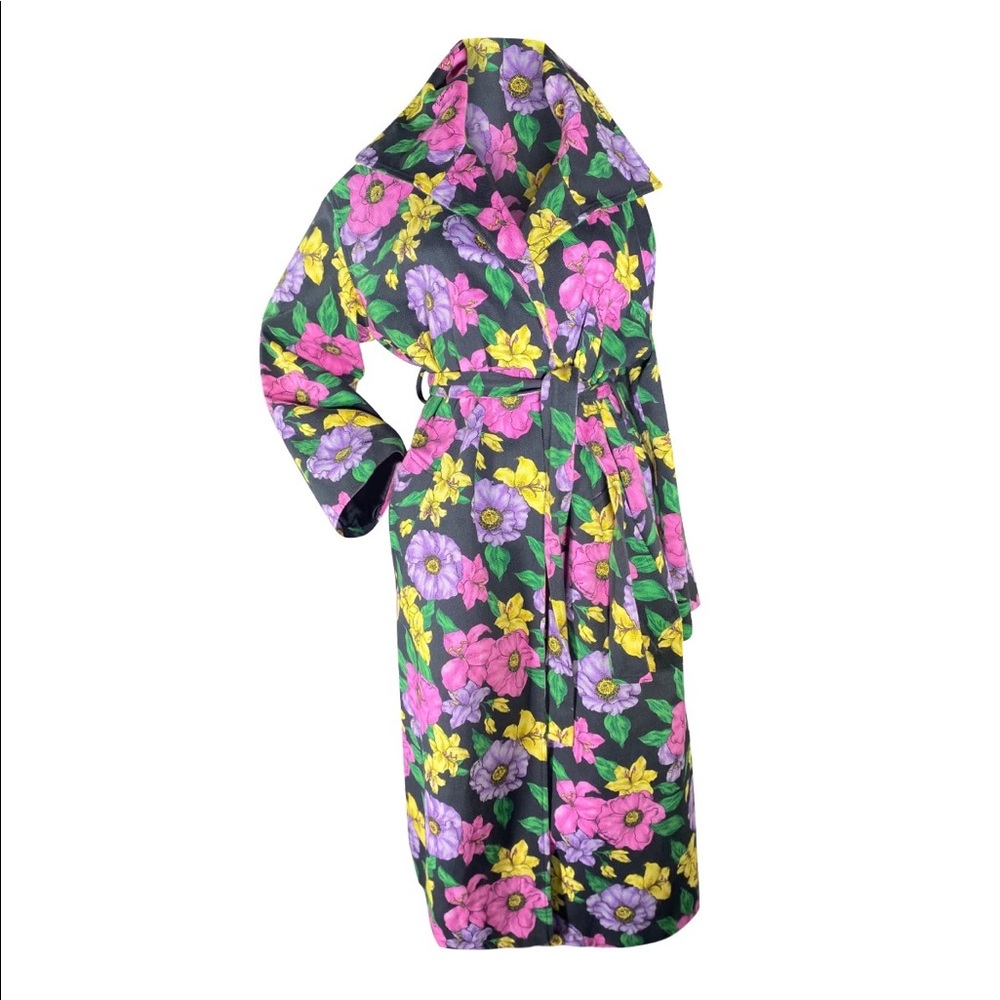 Balenciaga Floral trench coat